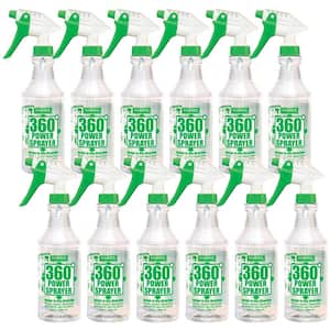 32 oz. 360-Degree All Angle Power Spray Bottle (12-Pack)