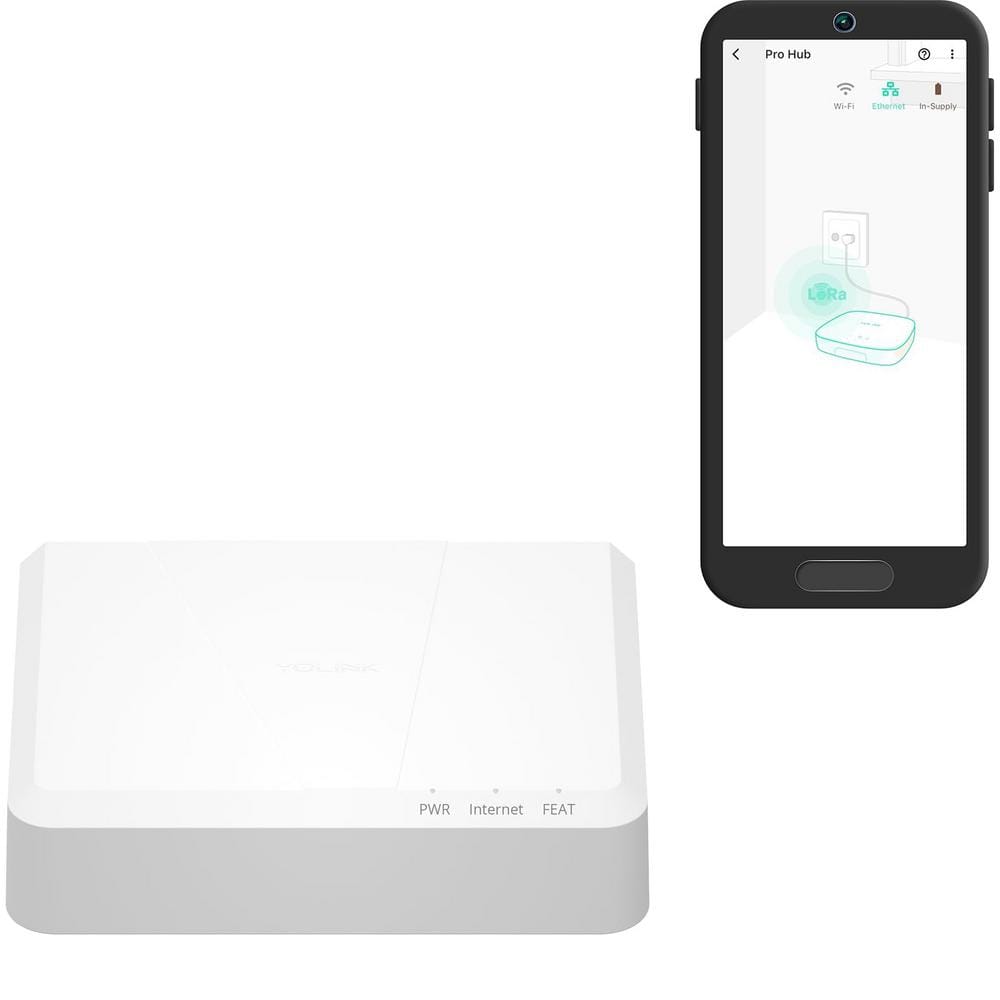 X3 Hub Smart Home Gateway, 1/4 Mile Super Long Range LoRa-Wireless Smart Home Control Center, White
