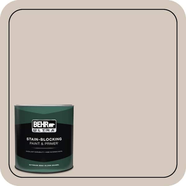 BEHR ULTRA 1 qt. #N230-2 Old Map Semi-Gloss Enamel Exterior Paint & Primer