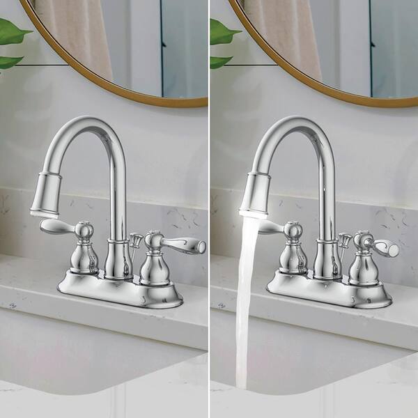 Glacier Bay Mandouri 8 in. Widespread Double-Handle LED High