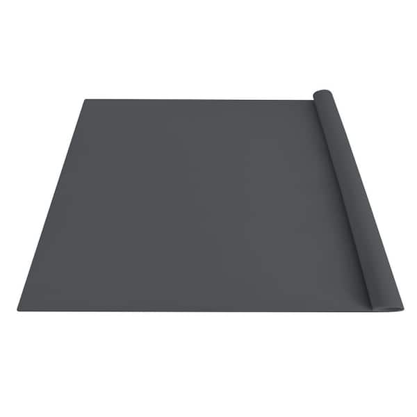 Heat Resistant Mat for Kitchen Countertop Protector, Thick Placemats Washable Silicone Mats, Dark Gray