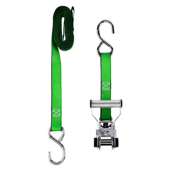 Keeper Chrome Ratchet Tie-Down Strap 16 ft. x 1.25 in. 1,000  display picture 3