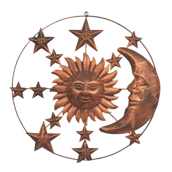 Litton Lane 21 In X Brown Metal Rustic Outdoor Wall Decor 26566 The Home Depot - Outdoor Wall Decor Home Depot Litton Lane 21 In X Brown Metal Rustic Outdoor Wall Decor 26566 The Home Depot - Outdoor Wall Decor Home Depot