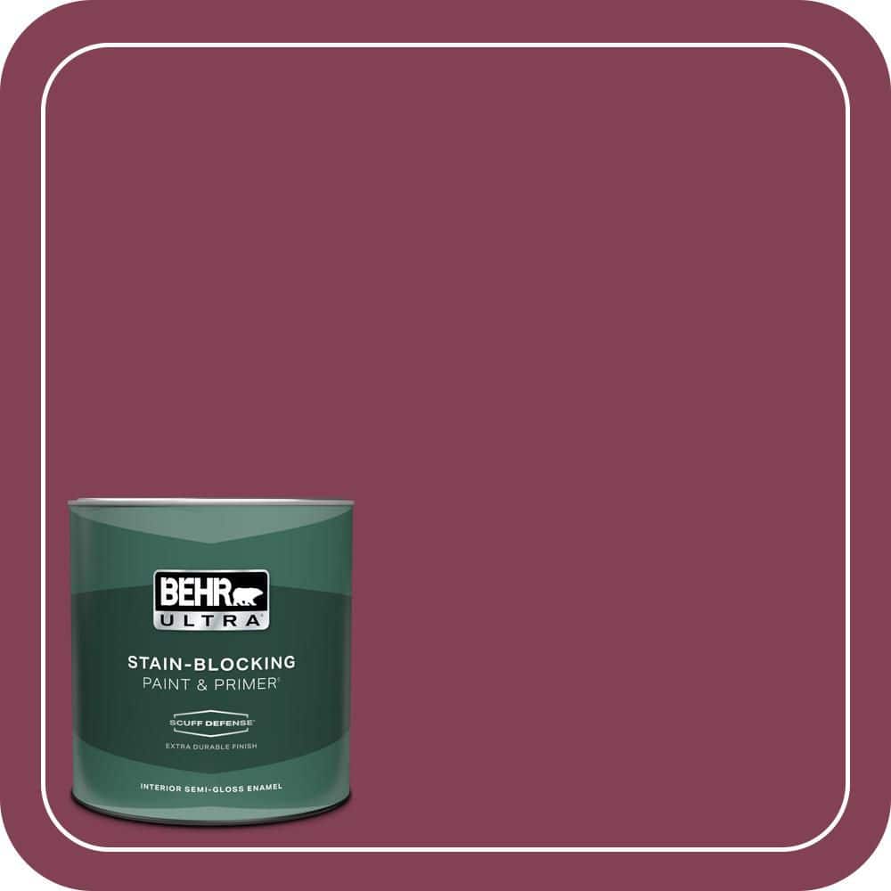 1 qt. #M130-7 Sugar Beet Extra Durable Semi-Gloss Enamel Interior Paint & Primer price history on PriceWatchPro