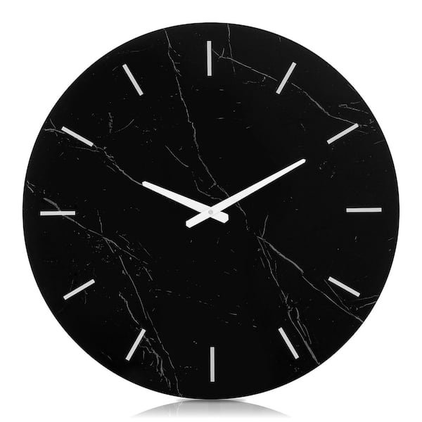 Westclox 33363- Vintage Analog Black MDF Quartz Accurate 15.5&quot