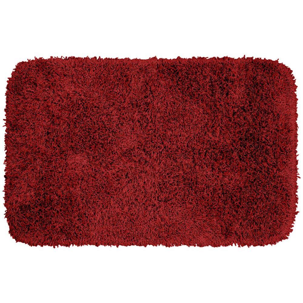 Garland Rug Jazz Chili Pepper Red 24 in. x 40 in. Washable Bathroom