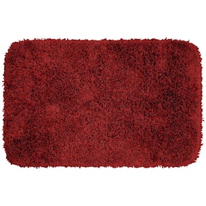 Jazz Chili Pepper Red 24 in. x 40 in. Washable Bathroom Accent Rug