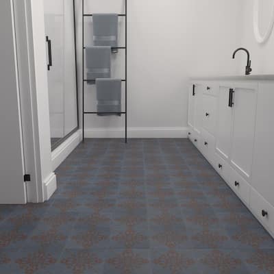 Blue Gray Tile Flooring The Home, Blue Ceramic Tile Kitchen Floor