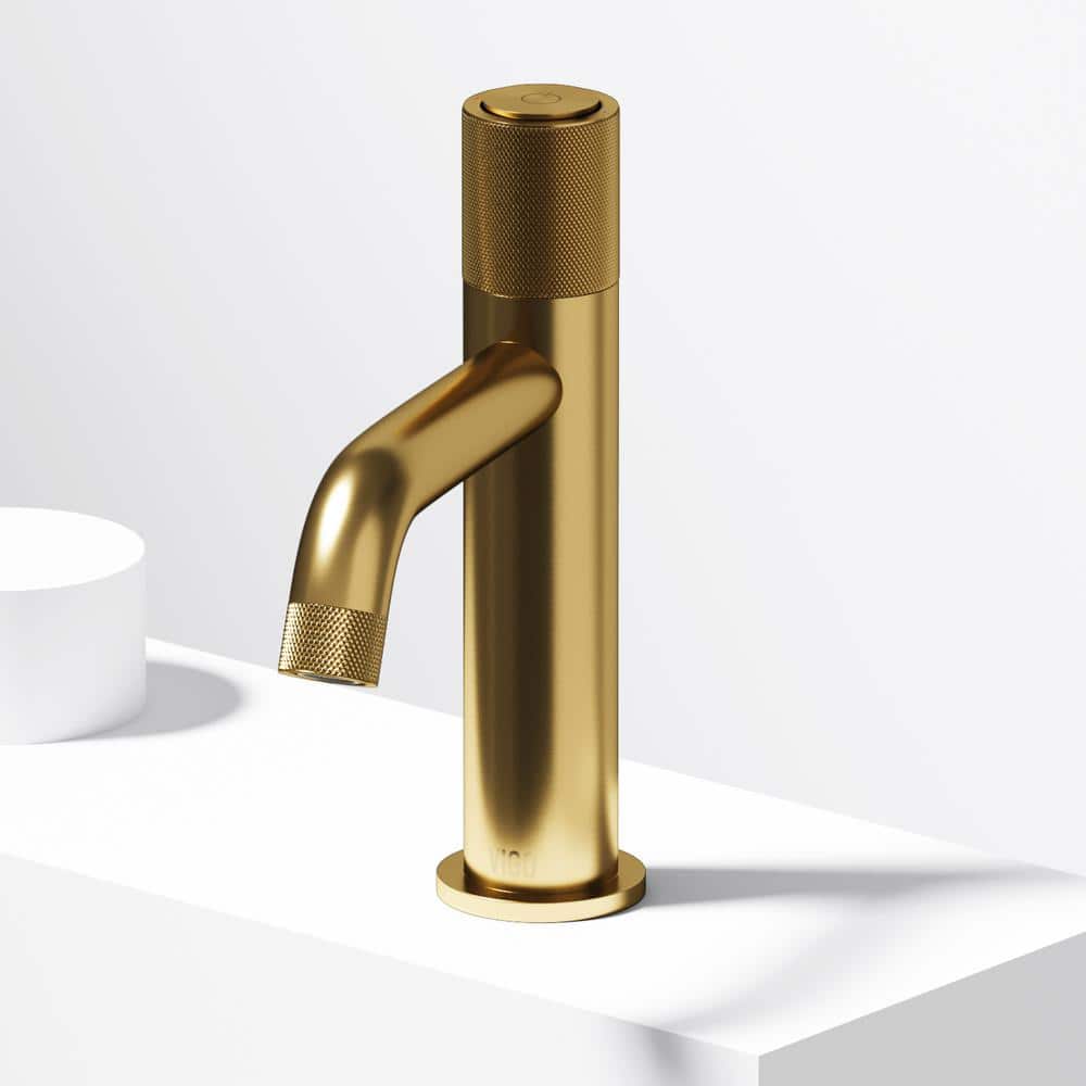 Apollo Matte Brushed Gold 7.5" Single-Handle Bathroom Faucet