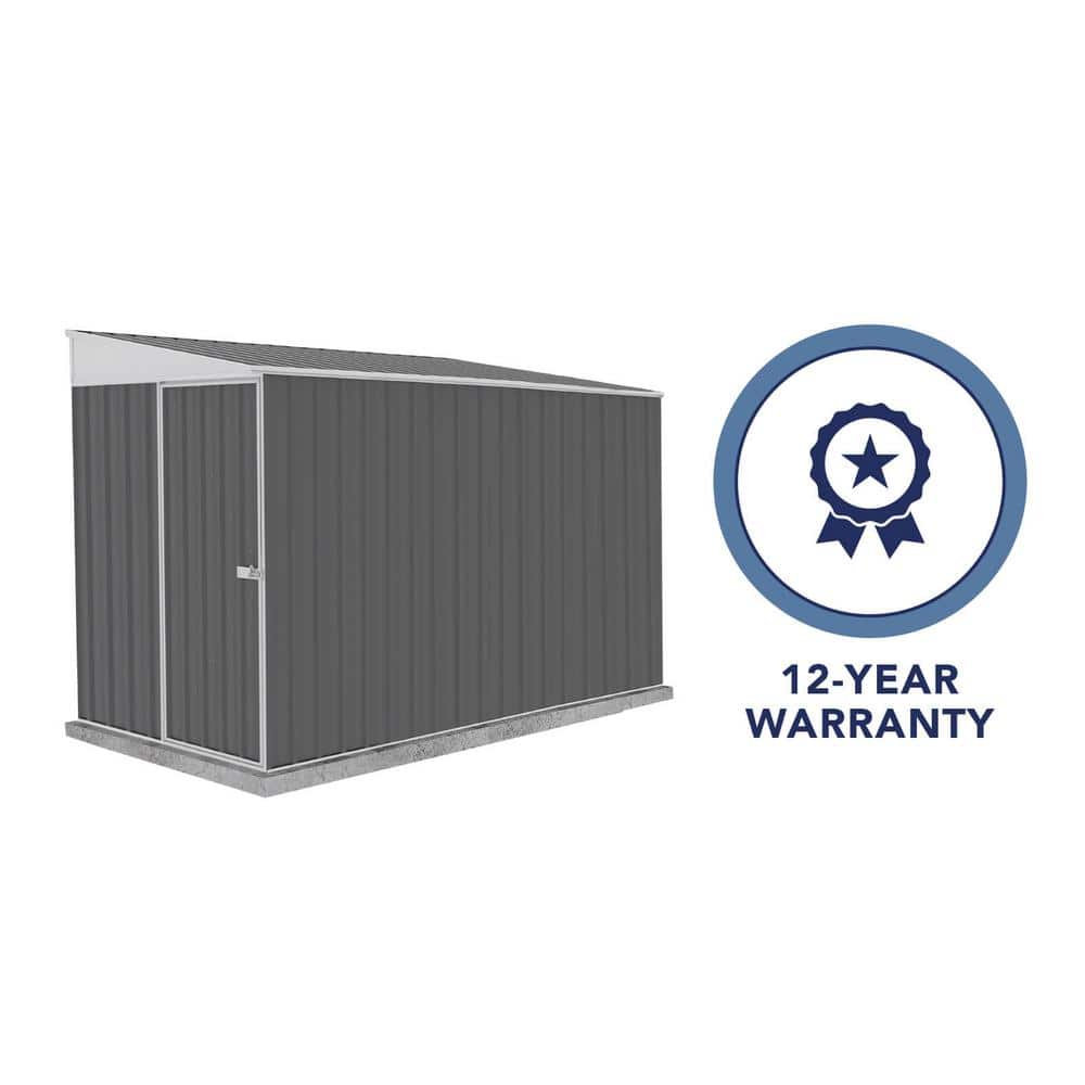 Durango 5' x 10' Gray Galvanized Steel Metal Shed Kit