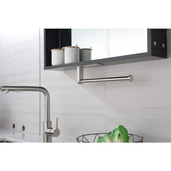 TOOLKISS Brushed Nickel Wall Mount Paper Towel Holder