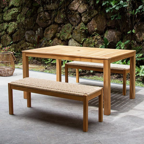 Cambridge Casual Cambridge Casual Paxton 3-piece Teak Wood Outdoor Dining Set