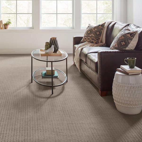 Canter  - Twine - Gray 38 oz. Triexta Pattern Installed Carpet