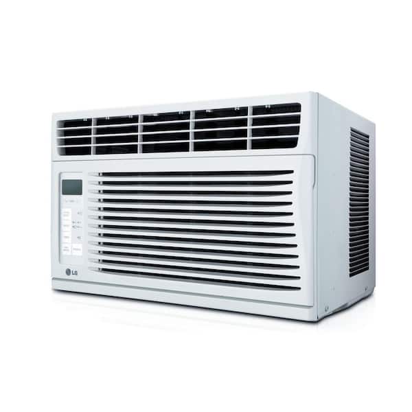 LG 6,000 BTU 115-Volt Window Air Conditioner with Remote in White