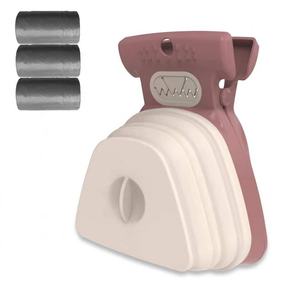 Pooper Scooper with 30pcs Bag Attachment, Portable Hands-Free Waste Pickup for Dog Outdoor Travel Walk price history on PriceWatchPro