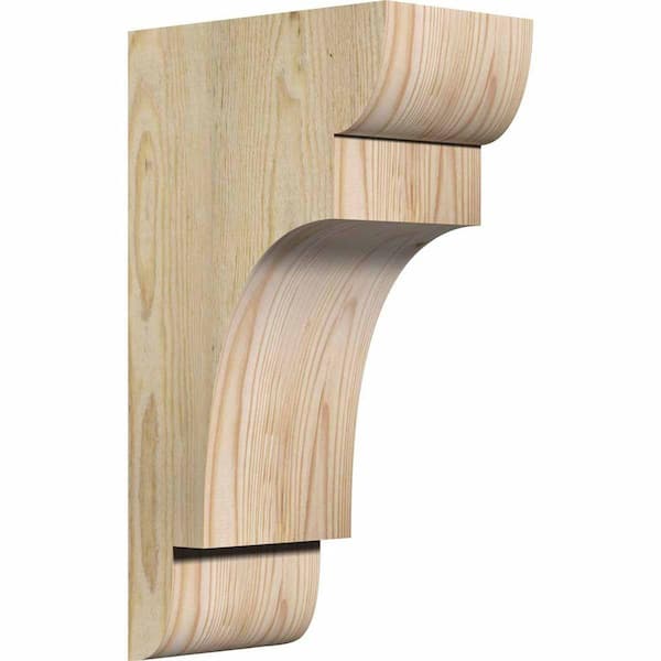 Ekena Millwork 6 in. x 10 in. x 18 in. Douglas Fir New Brighton Rough Sawn Corbel