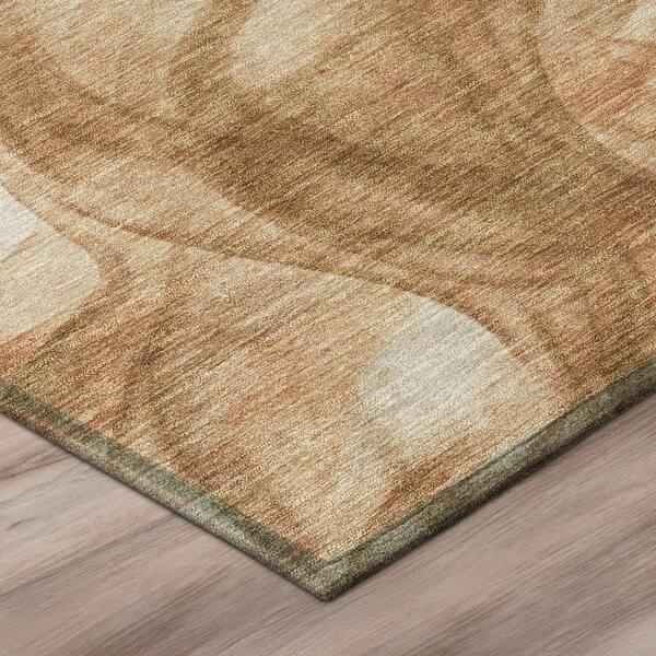 Chantille Machine Washable Indoor/Outdoor Abstract ACN2963 Fern 8 ft. x 10 ft. Area Rug