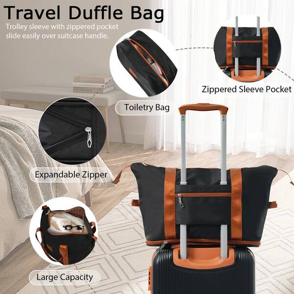 Luggage Sleeve Tote That Fits Over Luggage Handle Cabin Bag Bag
