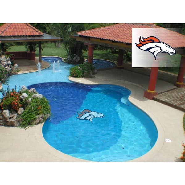 Applied Icon NFL Denver Broncos 59 in. x 59 in. Large Pool Graphic
