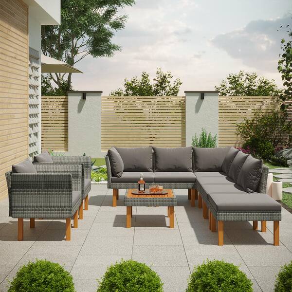 9 piece patio conversation set