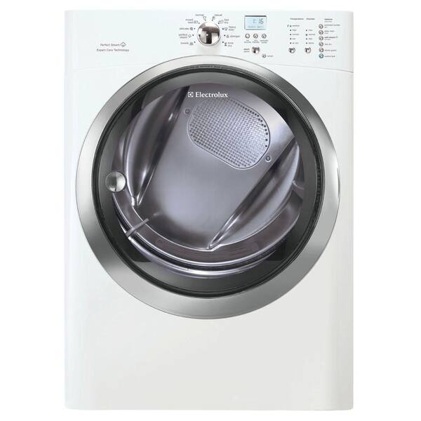 Electrolux IQ-Touch 8.0 cu. ft. Electric Dryer with Steam in White