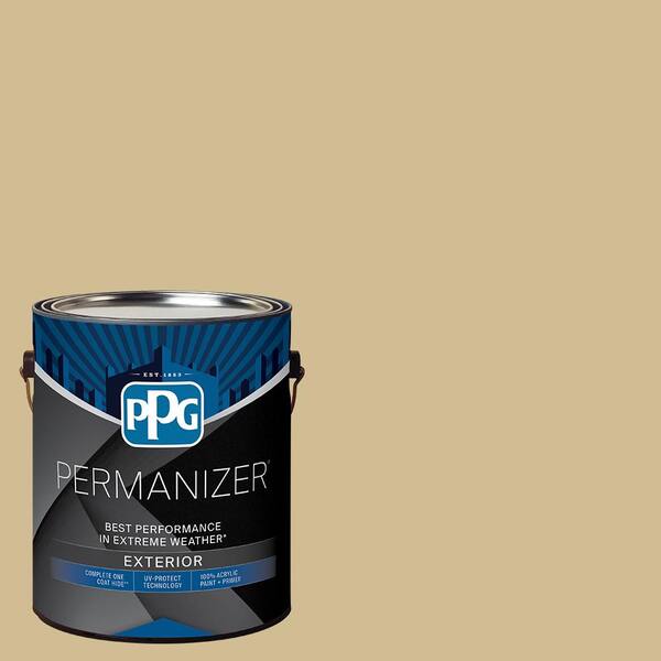 PERMANIZER 1 gal. PPG1099-4 Subtle Suede Semi-Gloss Exterior Paint