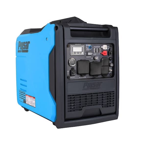 6000 Watt Recoil Start Low Fuel Gauge Gasoline and Propane Dual Fuel Inverter Portable Generator with CO Sentry