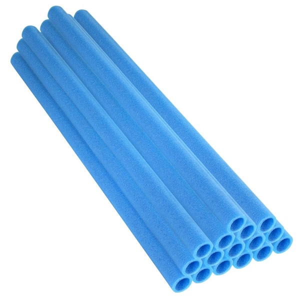 Upper Bounce Machrus Upper Bounce 37 in. Blue Trampoline Pole Foam Sleeves Fits for 1 in. Dia Pole (Set of 16)