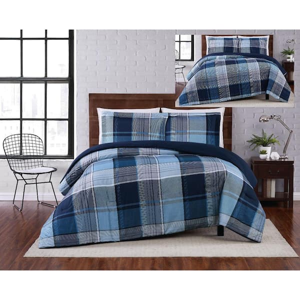 Truly Soft Trey 3-Piece Multi King Comforter Set