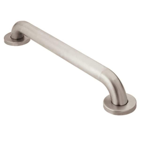 MOEN Home Care 18 in. x 1-1/2 in. Concealed Screw Peened Grab Bar in Stainless