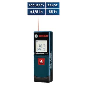 BLAZE 65 ft. Laser Distance Tape Measuring Tool with Real Time Measuring
