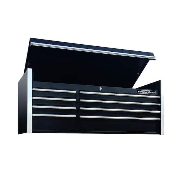 THD Series 55 in. 8-Drawer Top Chest in Black THD Series 55 in. 8-Drawer Top Chest in Black
