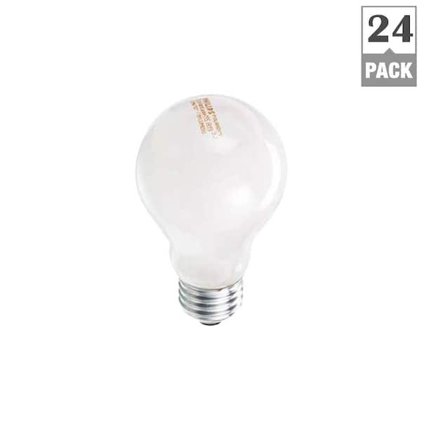 EcoSmart 100-Watt Equivalent A19 Dimmable Eco-Incandescent Light Bulb Soft White (24-Pack)