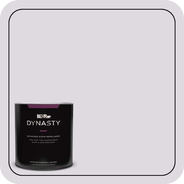 BEHR DYNASTY 1 qt. #PR-W1 Mystical Mist Eggshell Enamel Interior Stain-Blocking Paint & Primer