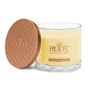 3-Wick Honeycomb Citron and Bergamot Scented Jar Candle