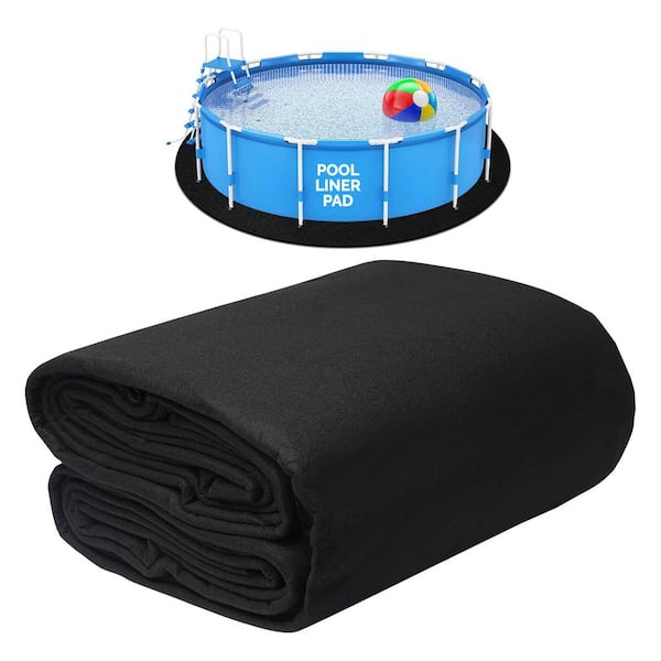 Swimline Hydrotools Above Ground Round Liner Pad, Pool Protector Mat ...