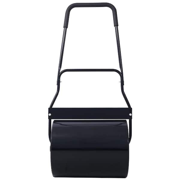 ITOPFOX 19.5 in. Lawn Roller Push Tow Yard Roller 16 Gal. Water and Sand Filled Steel Sod Roller for Planting, Seeding