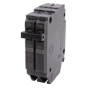 Reconditioned Federal Pacific FPE NC0225 Plug in 2 Pole 25 amp Circuit Breaker 