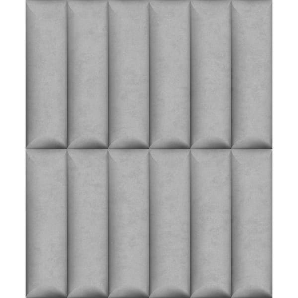 Walls Republic Grey 3D Concrete Print Non-Woven Paste the Wall Textured Wallpaper 57 Sq. Ft.