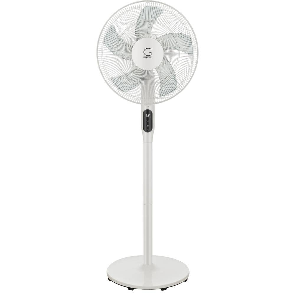 GENESIS High Velocity 16 in. DC Stand Fan with Remote-A-DCSTANDFAN ...