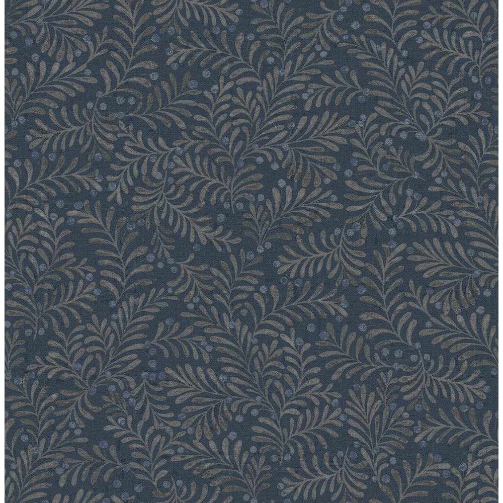 Chrysantha Blue Berry Branches Wallpaper Sample price history on PriceWatchPro