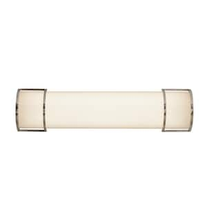 Pacific 24 in. 1 Satin Nickel LED Vanity Light