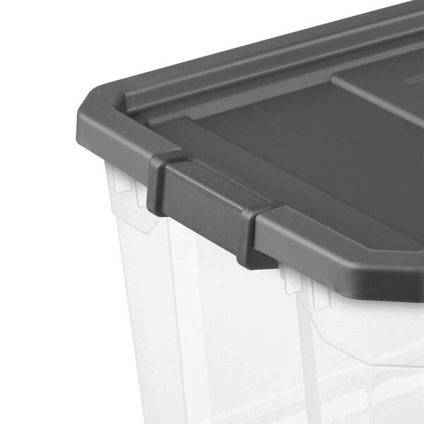 Sterilite 37 Qt Clear Plastic Home Storage Tote Bin with Secure Lids, (16  Pack), 16pk - Harris Teeter