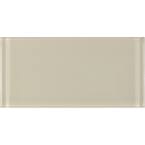 Modern Design Styles Design Cream 3 in. x 6 in. Glossy Glass Wall Pool Tile  (10 sq. ft.)