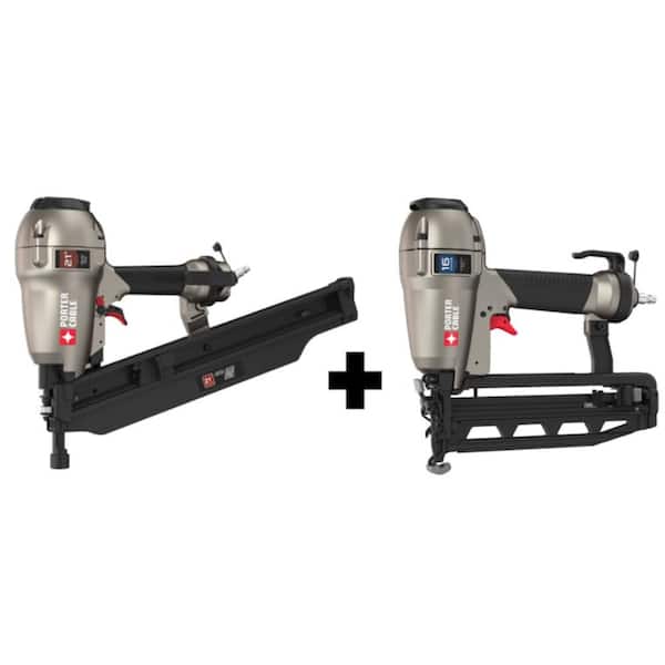 Full Round Framing Nailer Air Gun Tool w/ 21-Degree Angle Porter-Cable 3-1/2 in 