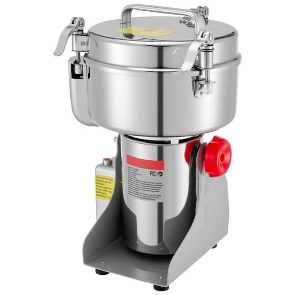 2500g Swing Type Grain Mill, High Speed Stainless Steel Grinder for Spices Nuts Coffee Beans
