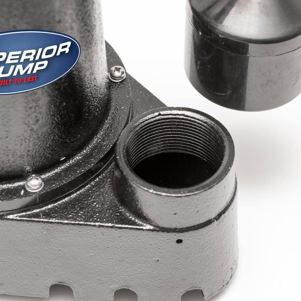 Compact Black Cast Iron Remote Sink Drain Pump System