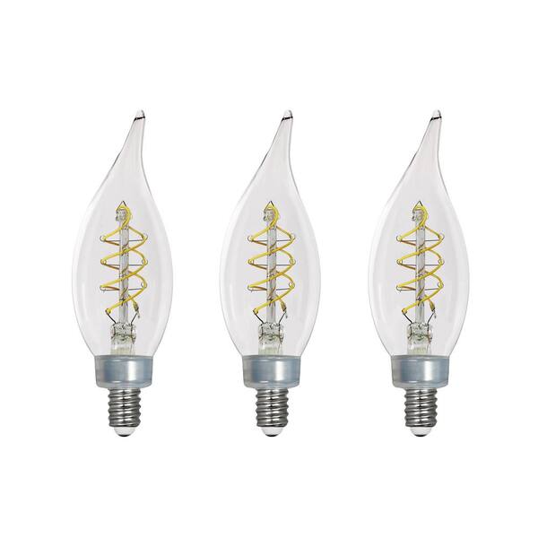 EcoSmart 40-Watt Equivalent BA11 Dimmable E12 Candelabra