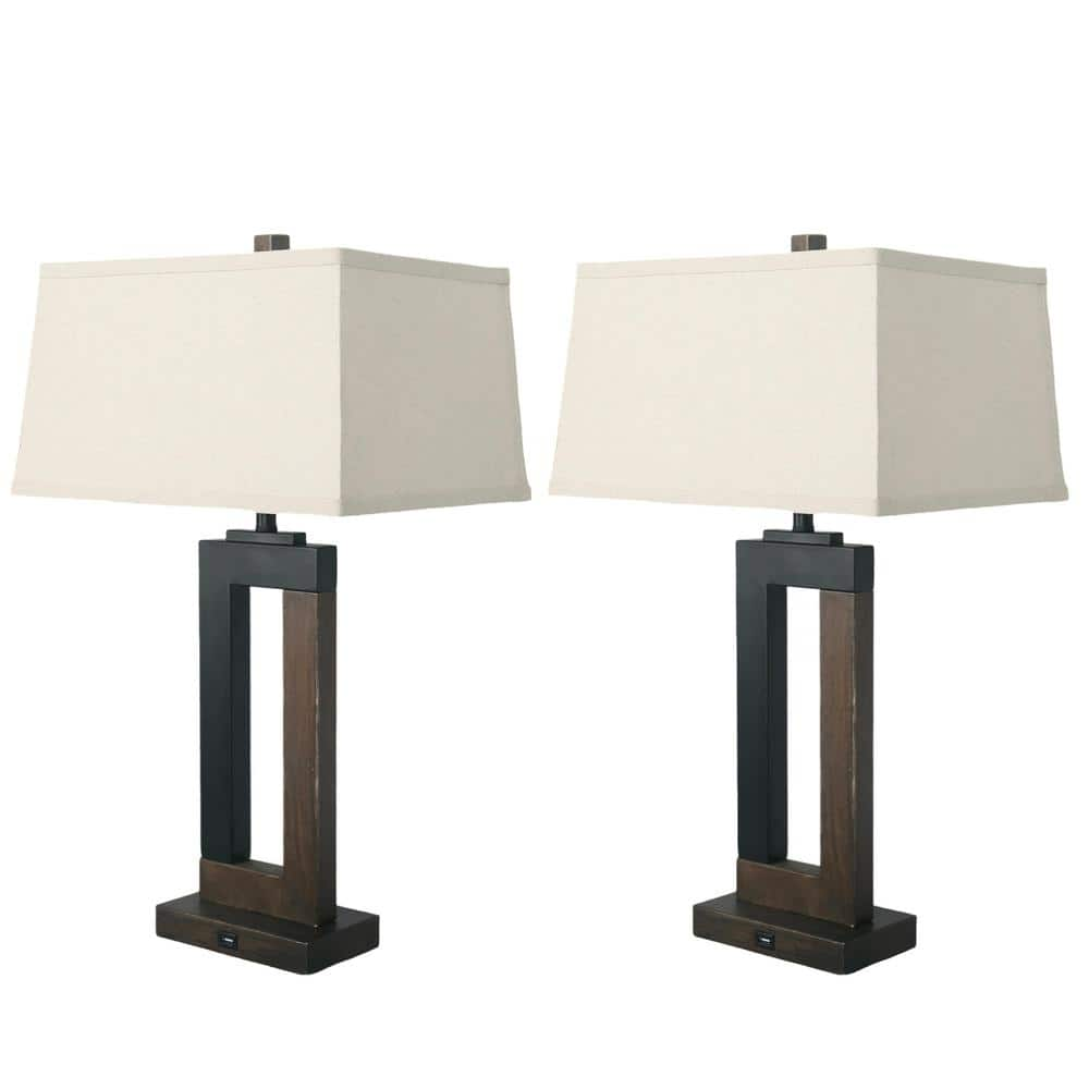 Black Iron Cut Out Metal Shade online Table lamps - Set Of 2