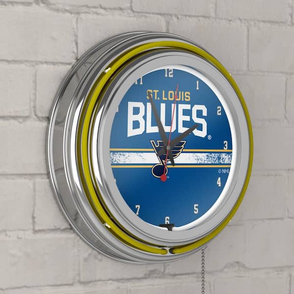 St Louis Blues Clock Neon 18